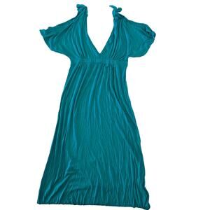A. Che Swim Maxi Shoulder Tie Dress Cover Up Size S